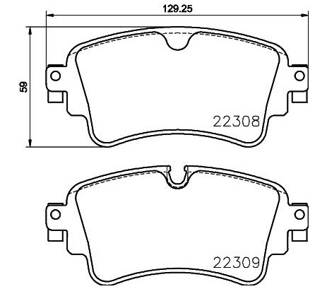 Brembo Pastillas de Freno Traseras P85154N