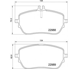Brembo Pastillas de Freno Delanteras P50146