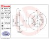 Brembo Disco de freno trasero 08.B649.11
