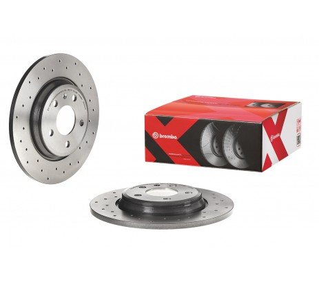 Brembo Disco de freno trasero 08.D060.1X