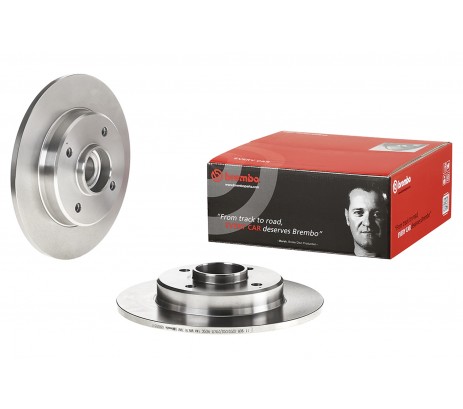 Brembo Disco de freno trasero 08.D205.17