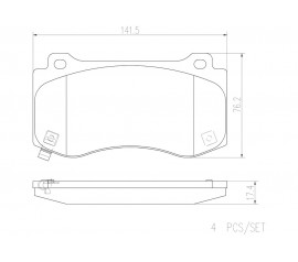 Brembo Pastillas de Freno Delantera P11023N