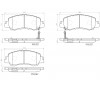Brembo Pastillas de Freno Delantera P54061N