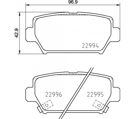 Pastillas de Freno Brembo Trasera P54062N