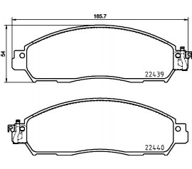 Brembo Pastillas de Freno Delantera P56118N