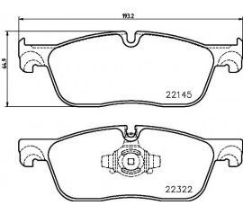 Brembo Pastillas de Freno Delantera P36035N