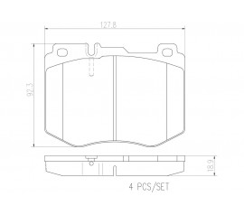 Brembo Pastillas de Freno Delantera P50120N