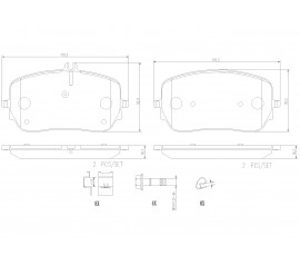 Brembo Pastillas de Freno Delantera P50149N