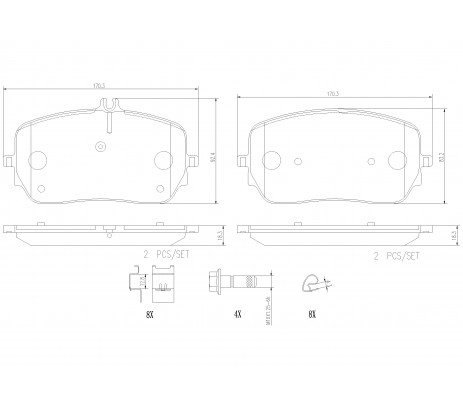 Brembo Pastillas de Freno Delantera P50149N