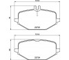 Pastillas de Freno Traseras Brembo P50161