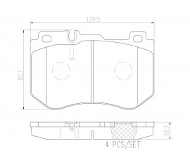 Brembo Pastillas de Freno Delantera P50123N