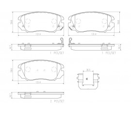 Brembo Pastillas de Freno Delantera P59054N