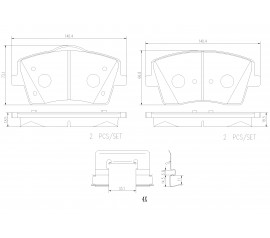 Brembo Pastillas de Freno Delantera P86031N