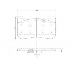 Pastillas de Freno Brembo Delantera P06100