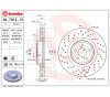 Disco de freno delantero Brembo 09.7812.1X