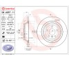 Disco de freno trasero Brembo 08.A957.11