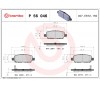 Brembo Pastillas de Freno Trasera P56046