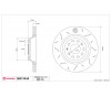 Disco de freno deportivo TY3 Brembo 59.E114.54 Trasero