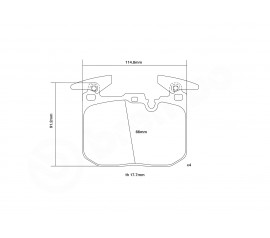 Brembo PASTILLAS SPORT Delanteras HP2 07.B314.90 Calle-Pista