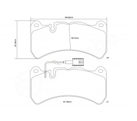 Brembo PASTILLAS SPORT Delanteras HP2 07.B314.63 Calle-Pista