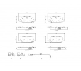 Pastillas de Freno Brembo Trasera P10098N
