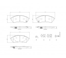 Brembo Pastillas de Freno Delantera P24225N