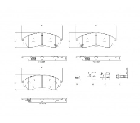 Brembo Pastillas de Freno Delantera P24225N