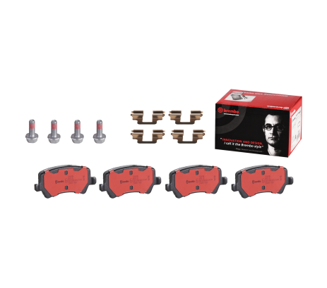 Brembo Pastillas de Freno Trasera P24078N