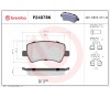 Brembo Pastillas de Freno Trasera P24078N