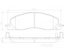 Brembo Pastillas de Freno Delanteras P18039
