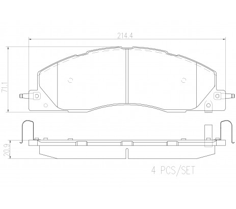 Brembo Pastillas de Freno Delanteras P18039