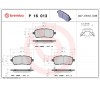 Brembo Pastillas de Freno Trasera P16013
