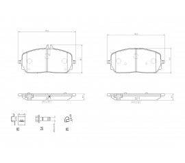 Brembo Pastillas de Freno Delantera P50152N