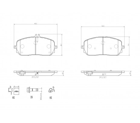 Brembo Pastillas de Freno Delantera P50152N