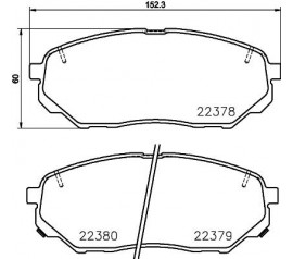 Pastillas de Freno Delanteras P30086