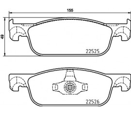 Brembo Pastillas de Freno Delanteras P68065