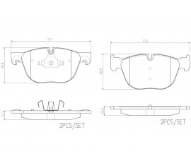 Brembo Pastillas de Freno Delantera P06049N