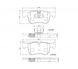 Brembo Pastillas de Freno Delantera P06070N