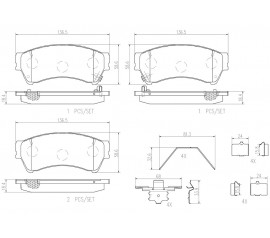  Brembo Pastillas de Freno Delantera P49039N