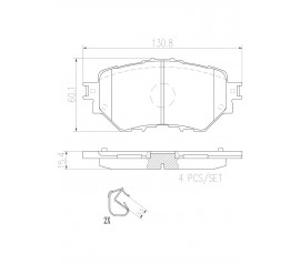 Brembo Pastillas de Freno Delantera P49052N