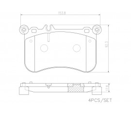 Brembo Pastillas de Freno Delantera P50098N