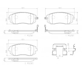 Brembo Pastillas de Freno Delantera P78013N