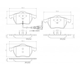 Brembo Pastillas de Freno Delantera P85045N