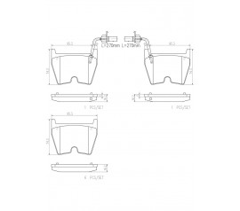 Brembo Pastillas de Freno Delantera P85078N