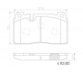Brembo Pastillas de Freno Delantera P85133N