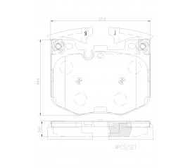 Brembo Pastillas de Freno Delantera P06099N
