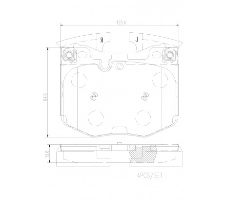 Brembo Pastillas de Freno Delantera P06099N