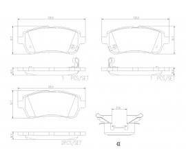 Brembo Pastillas de Freno Delanteras P16013N