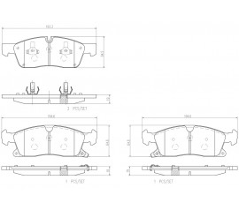 Brembo Pastillas de Freno Delanteras P37017N