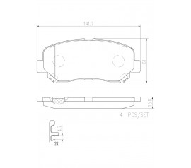 Brembo Pastillas de Freno Delanteras P49045N